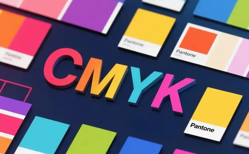 Разница между цветами CMYK и Pantone