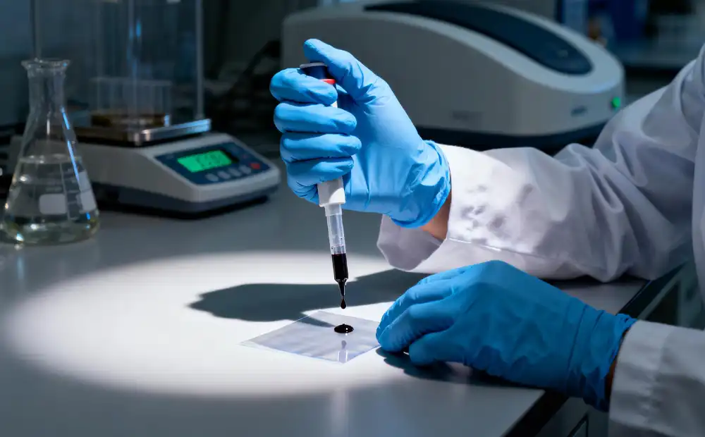 Методы тестирования миграции УФ-красок