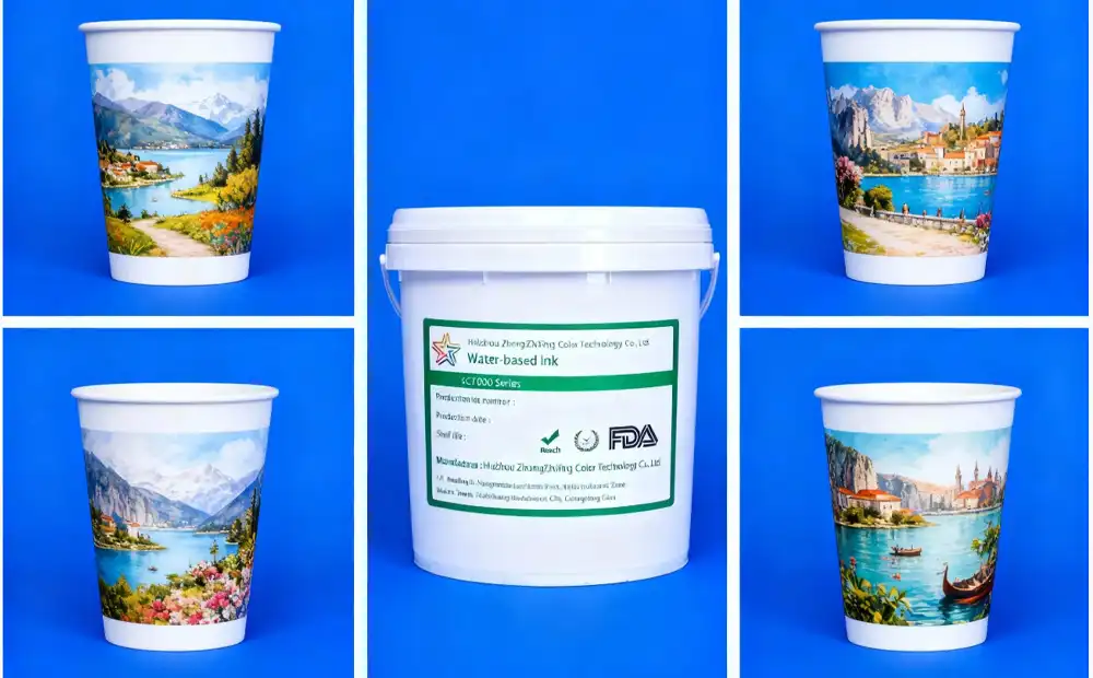 чернила для печати на водной основе